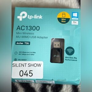 TP-Link AC1300 Mini Wireless USB Adapter - Black